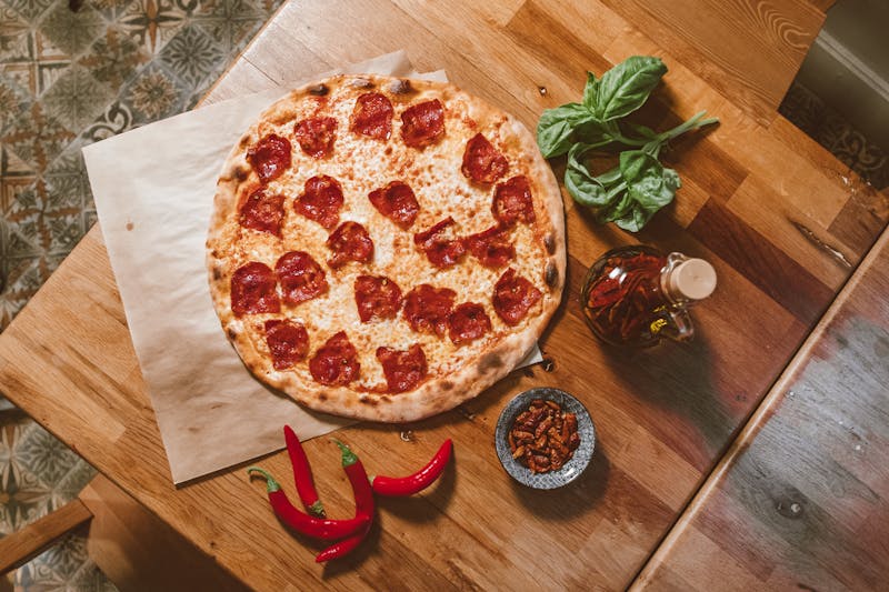 Pepperoni Punch Pizza loaded with premium pepperoni slices